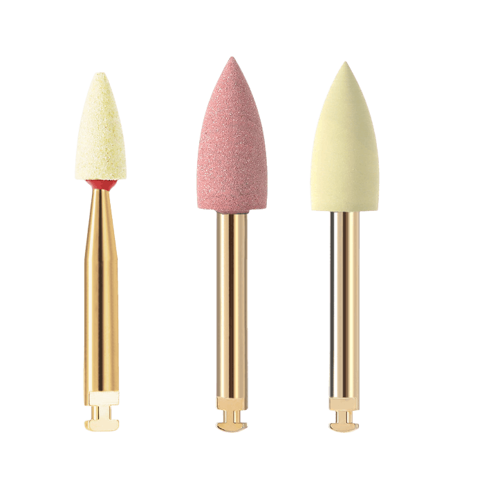 kit de polissage pour zircone sur contre angle