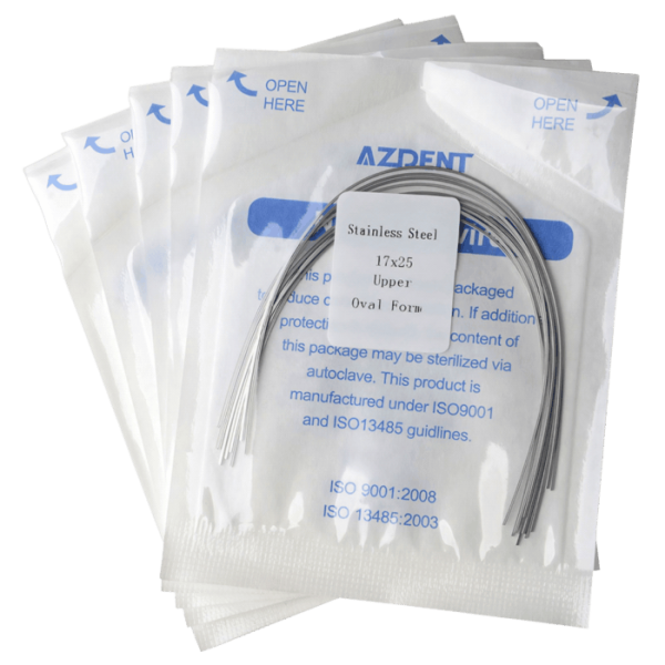 arc orthodentique Acier Inoxydable Ovoid